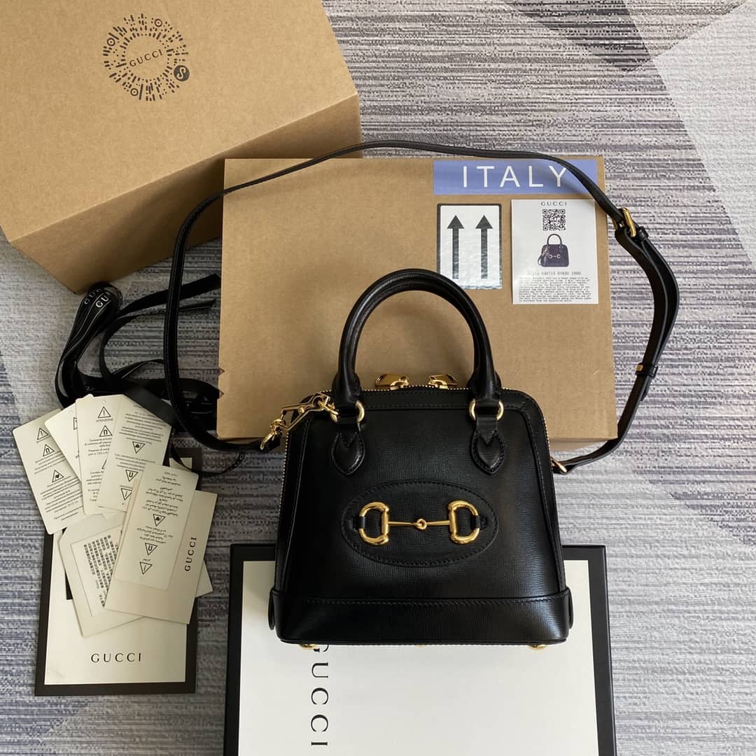 Gvc*1 1955 Horsebit GG Mini Top Handle Bag Replica 640716