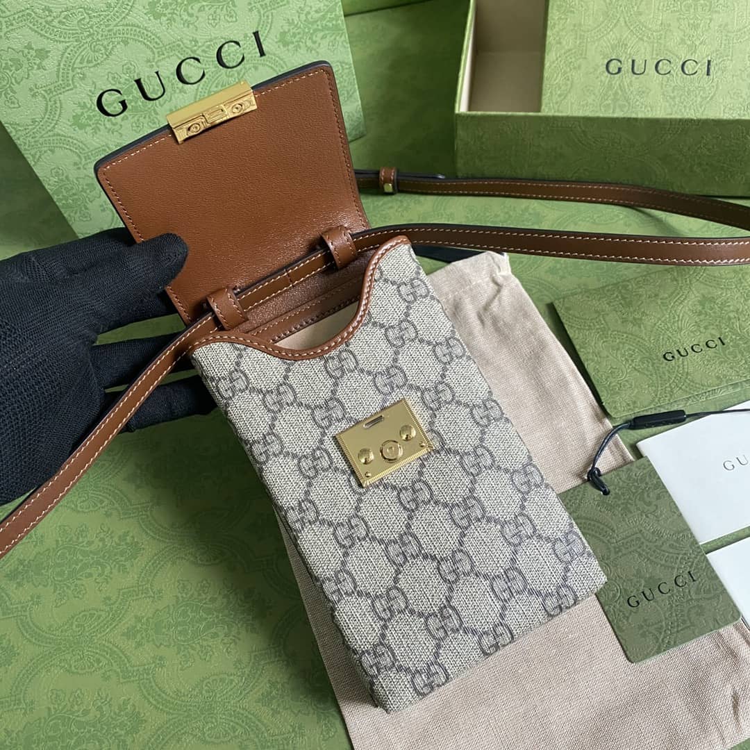 Gvc*1 Padlock Mini Phone Bag Replica 658229