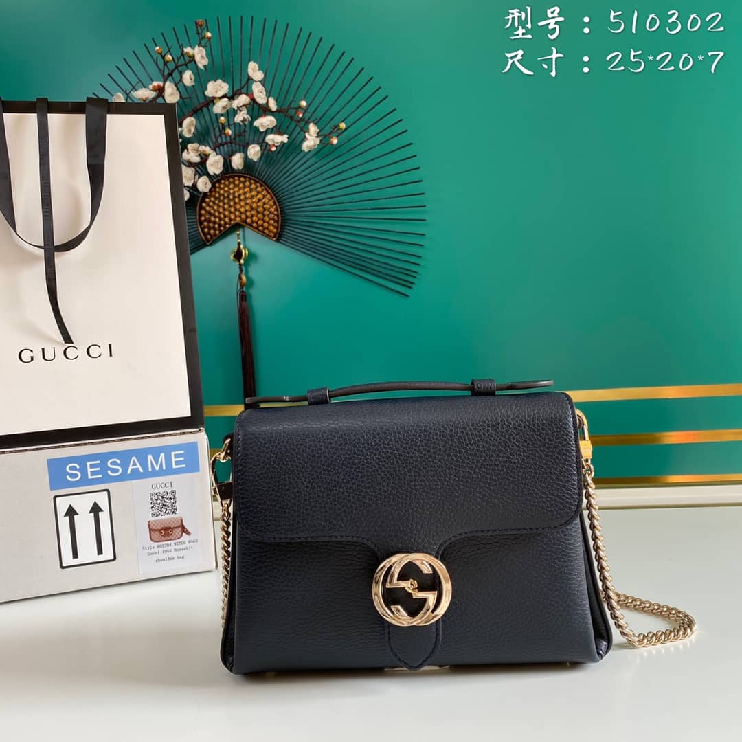 Gvc*1 Interlocking G Chain Shoulder Bag Replica 510302