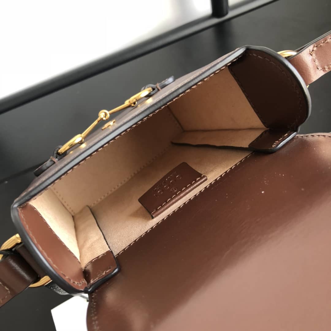 Gvc*1 Horsebit 1955 Mini Bag Replica Brown 625615