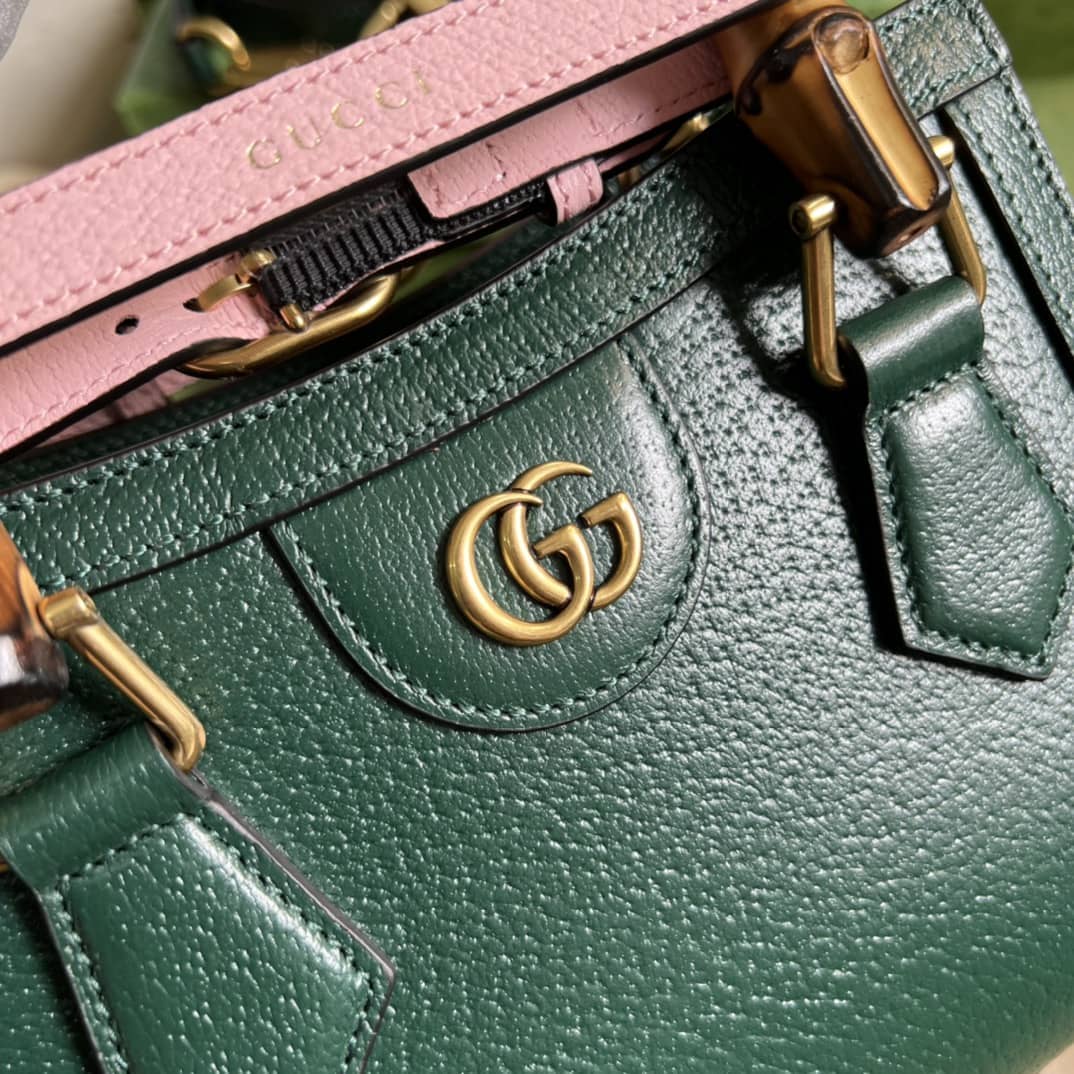 Gvc*1 Diana Mini Tote Green 702732 Replica Bag