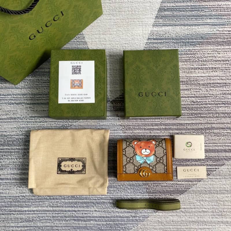 Gvc*1 Teddy Bear Joint Series Wallet Replica 654541