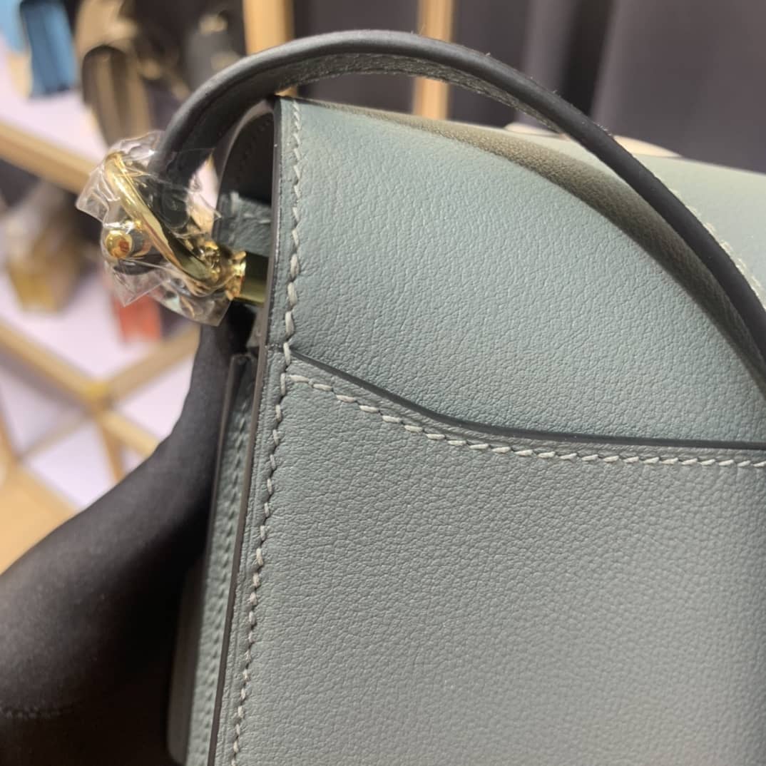 H**me5 Roulis Mini Sac Evercolor Calfskin Leather Crossbody Bag