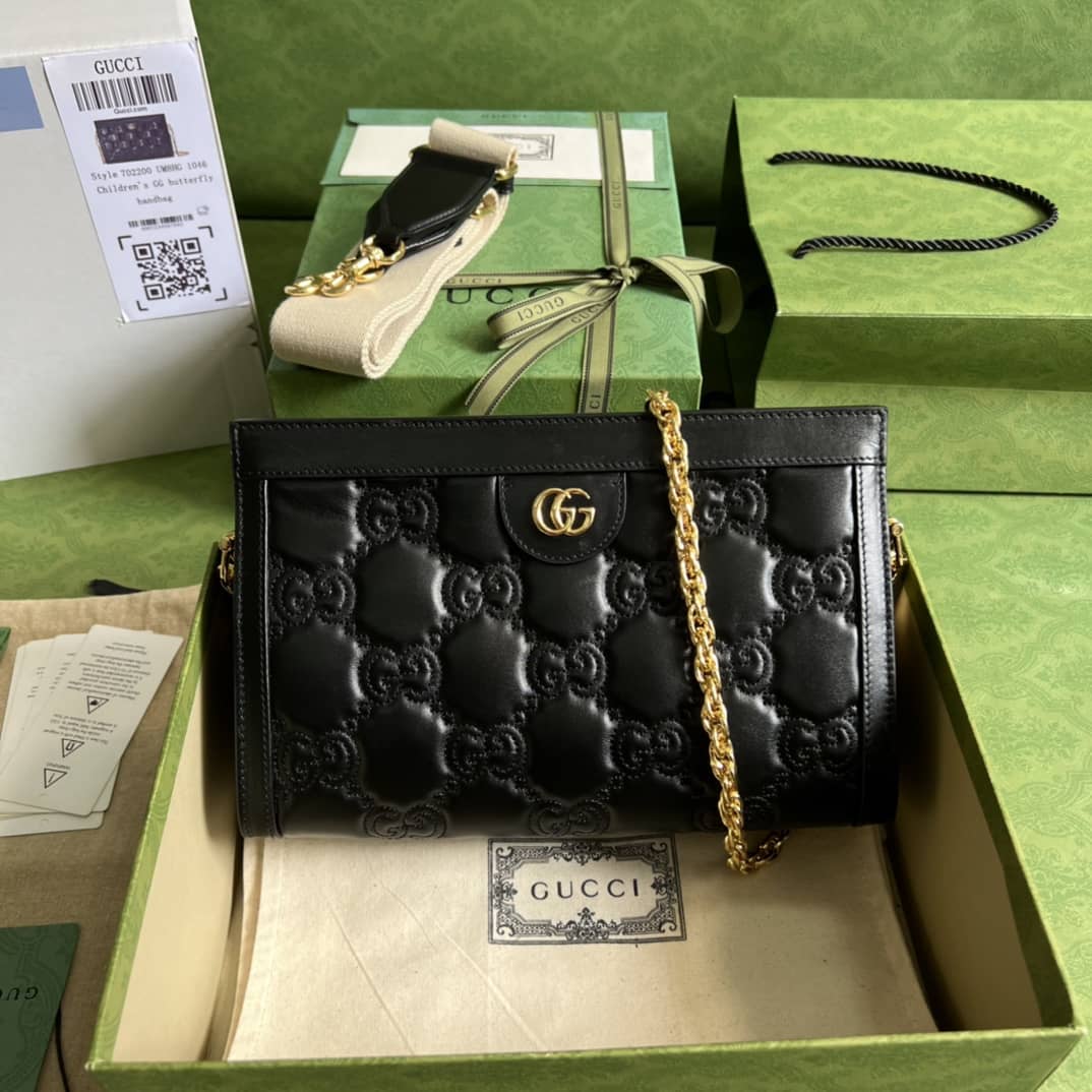 Gvc*1 GG Matelassé Leather 702200 Replica Shoulder Bag