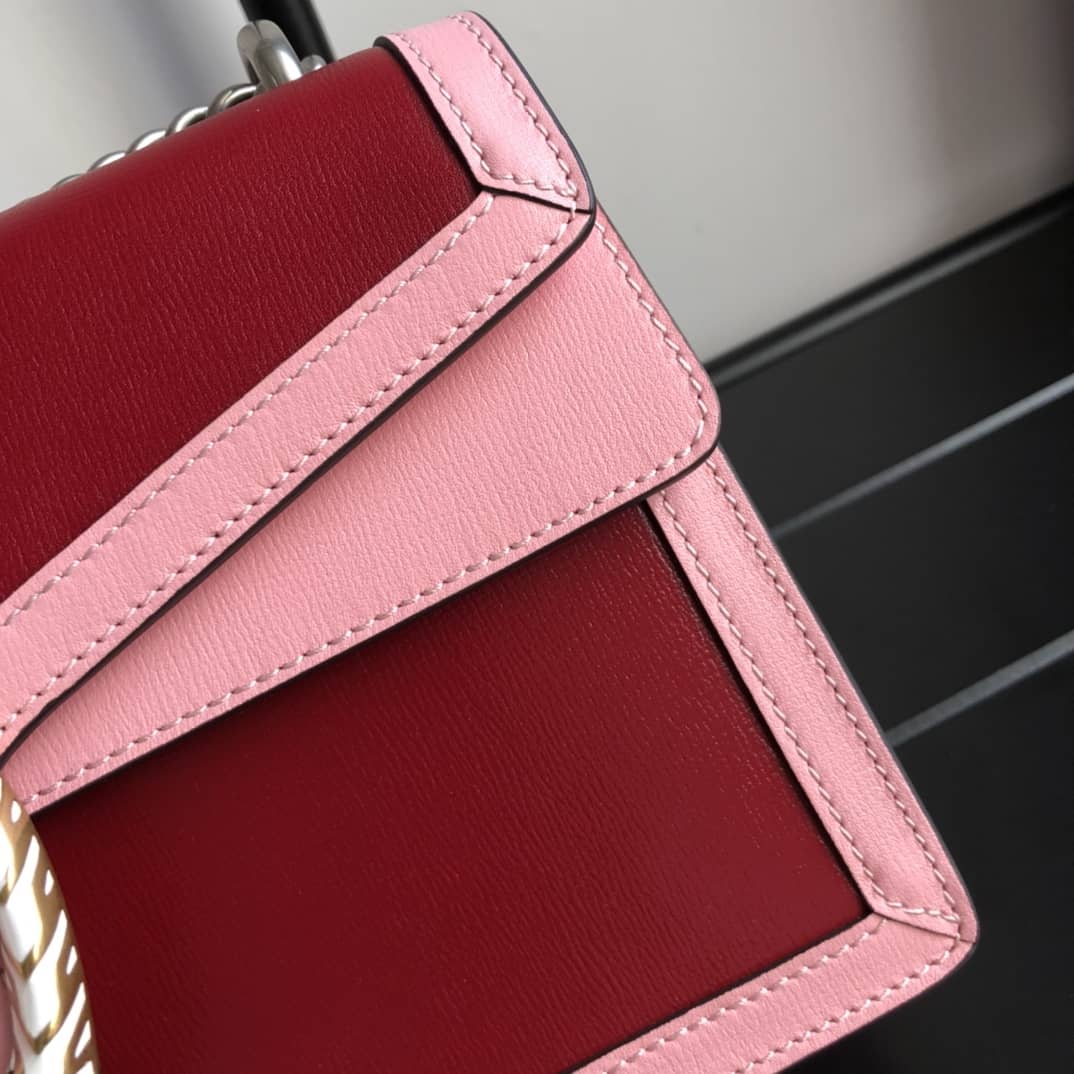 Gvc*1 GG Svp*me Dionysus Chain Shoulder Bag Replica Red 400249