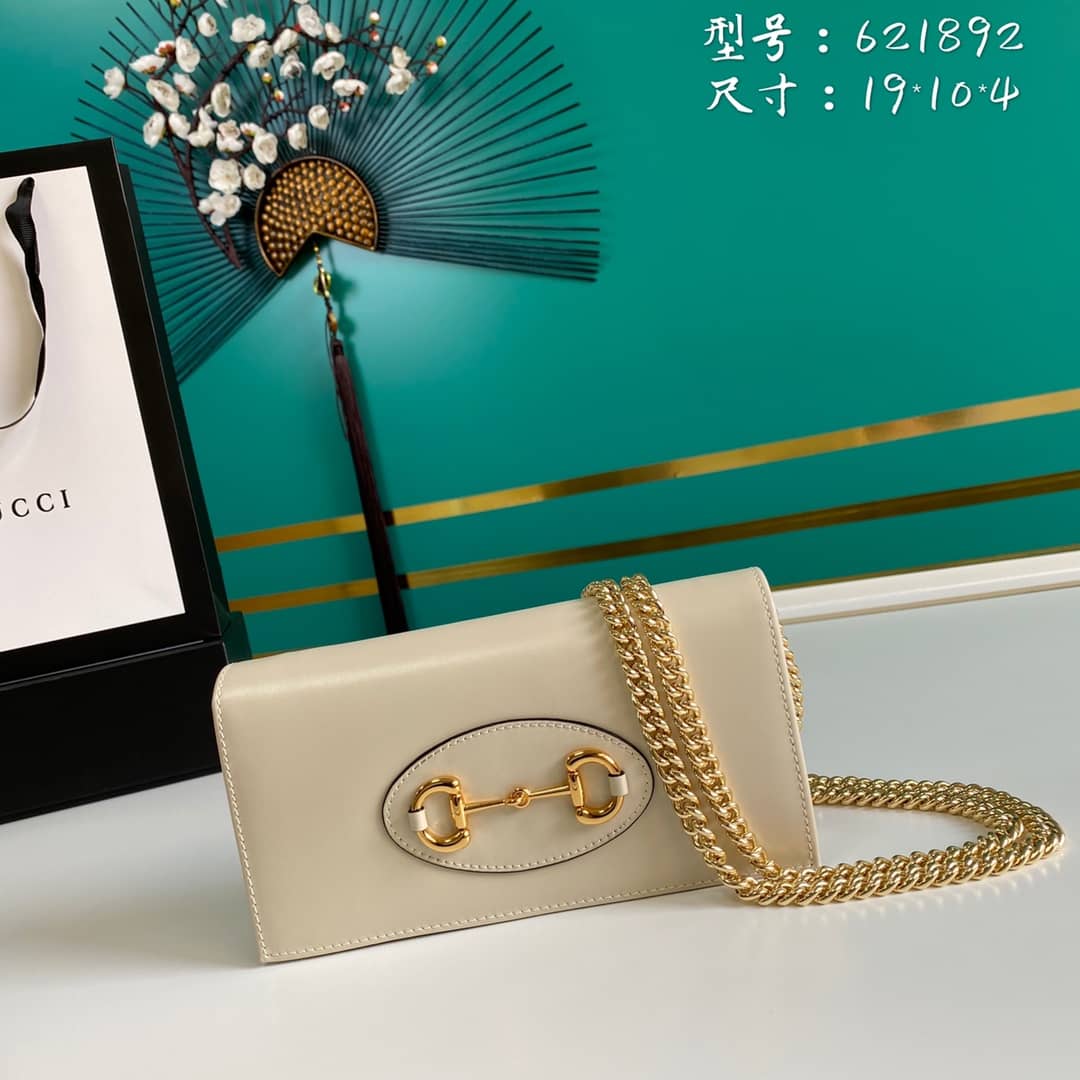 Gvc*1 1955 Horsebit Chain Wallet Replica 621892