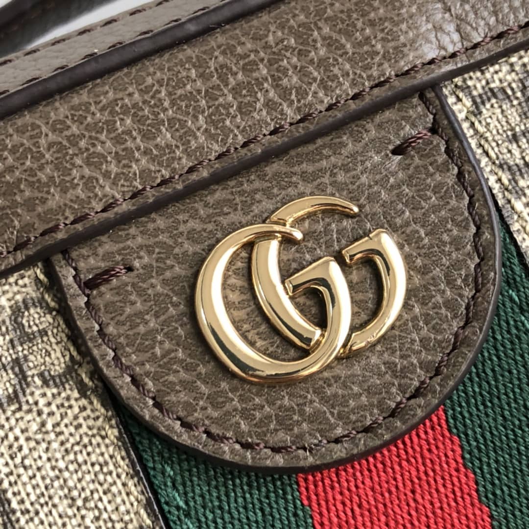 Gvc*1 Ophidia Small GG Shoulder Bag Replica Brown 550622