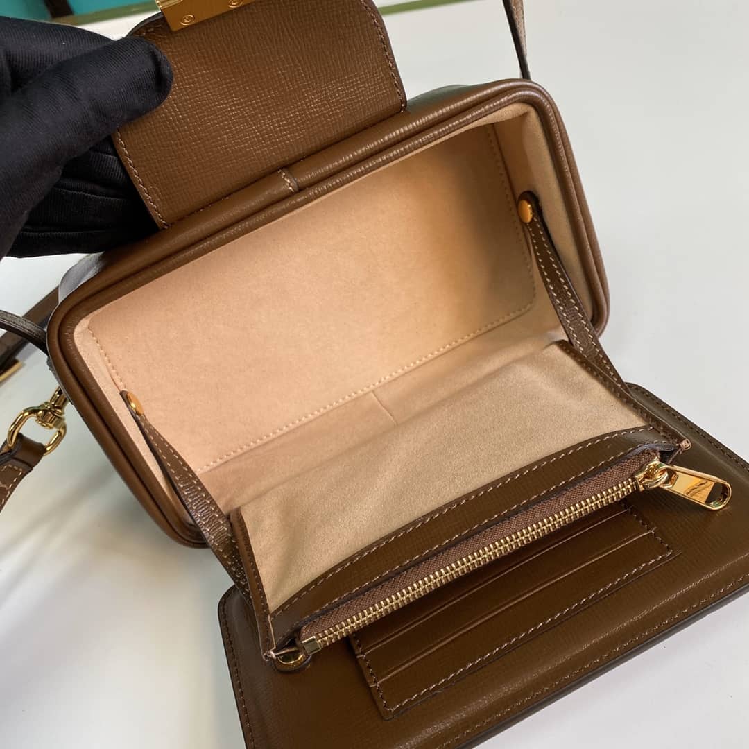 Gvc*1 GG Mini Bag With Clasp Closure Replica 614368