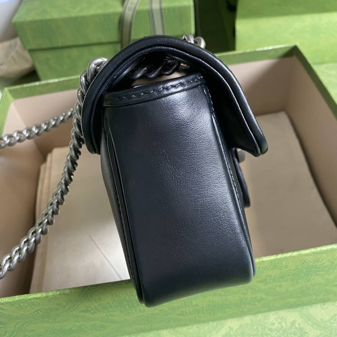 Gvc*1 Marmont GG Matelasse Leather Mini Shoulder Bag Replica 446744