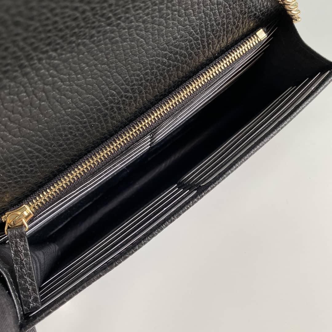 Gvc*1 Interlocking Crossbody Bag Chain Wallet Replica 510314