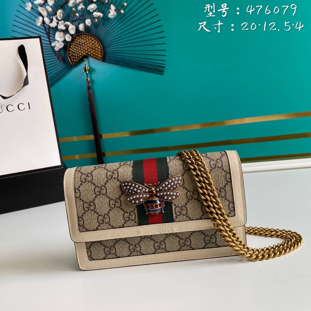 Gvc*1 Queen Margaret GG Shoulder Bag Mini Chain Wallet Replica 476079
