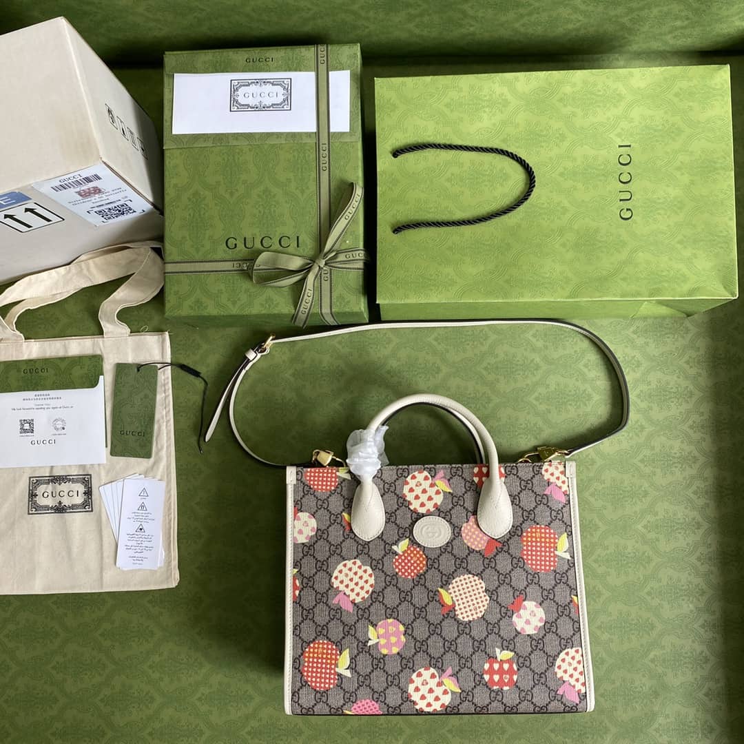 Gvc*1 Les Pommes Small GG 2Way Tote Replica 659983