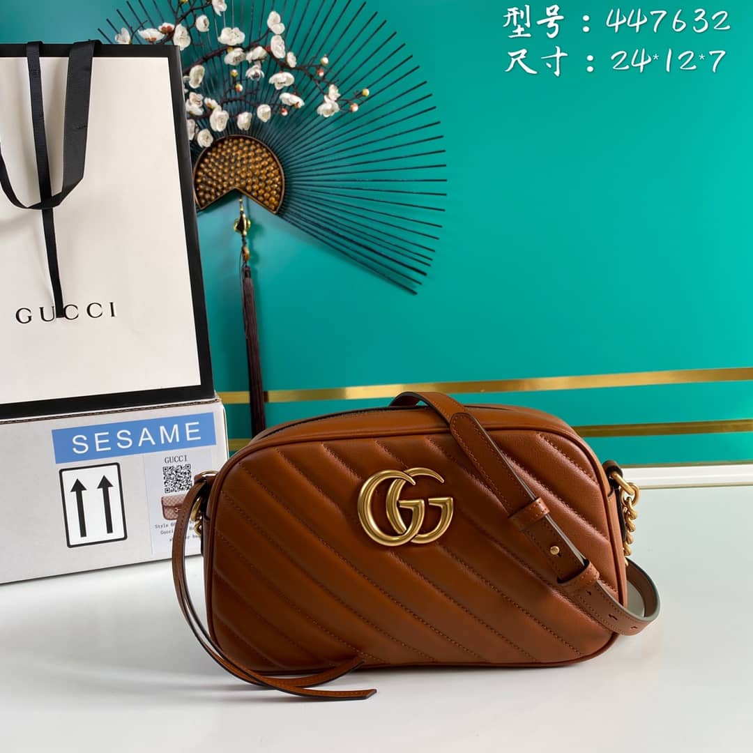 Gvc*1 Marmont Dupe GG Small Matelassé Shoulder Bag Replica 447632