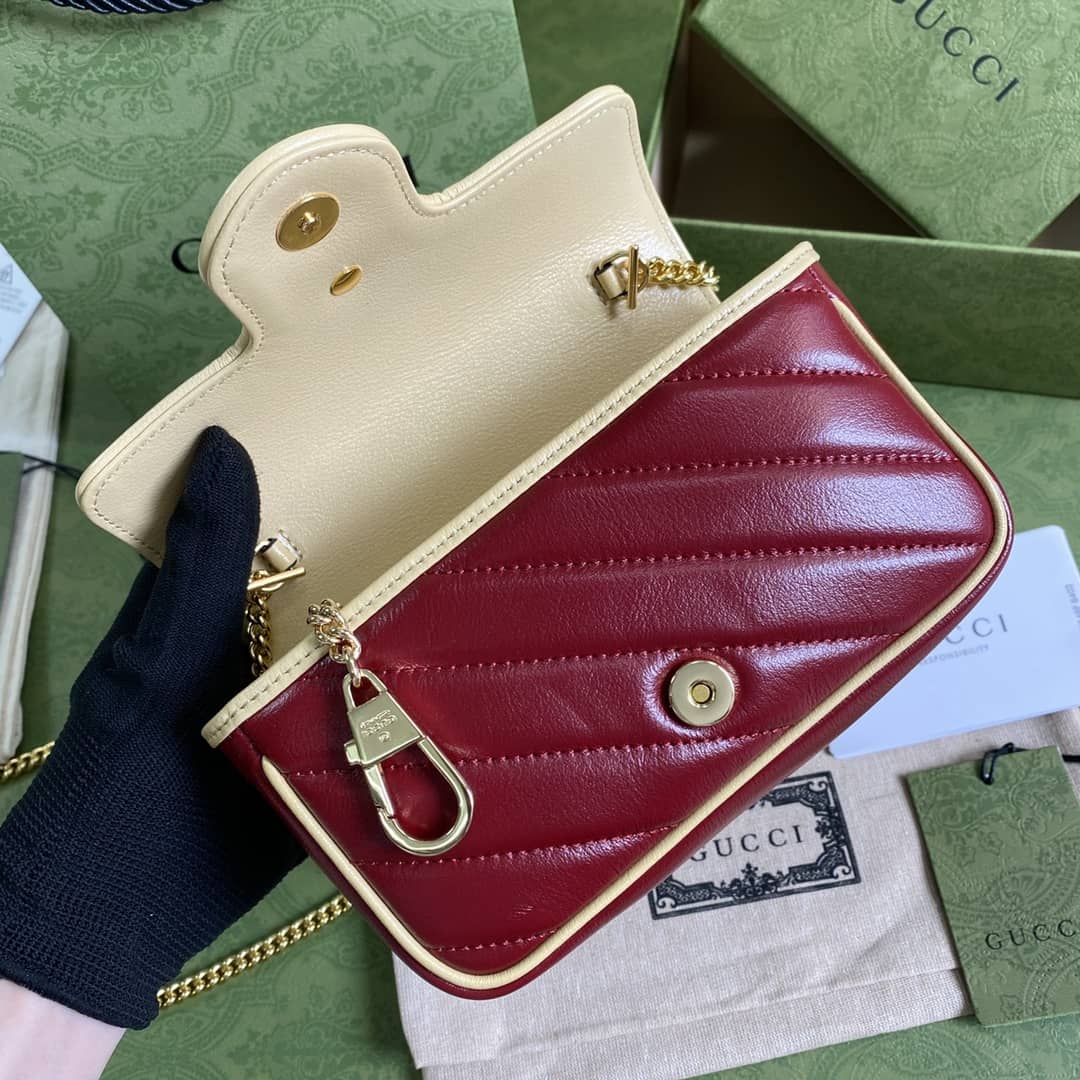 Gvc*1 Marmont GG Mini Chain Shoulder Bag Replica 574969