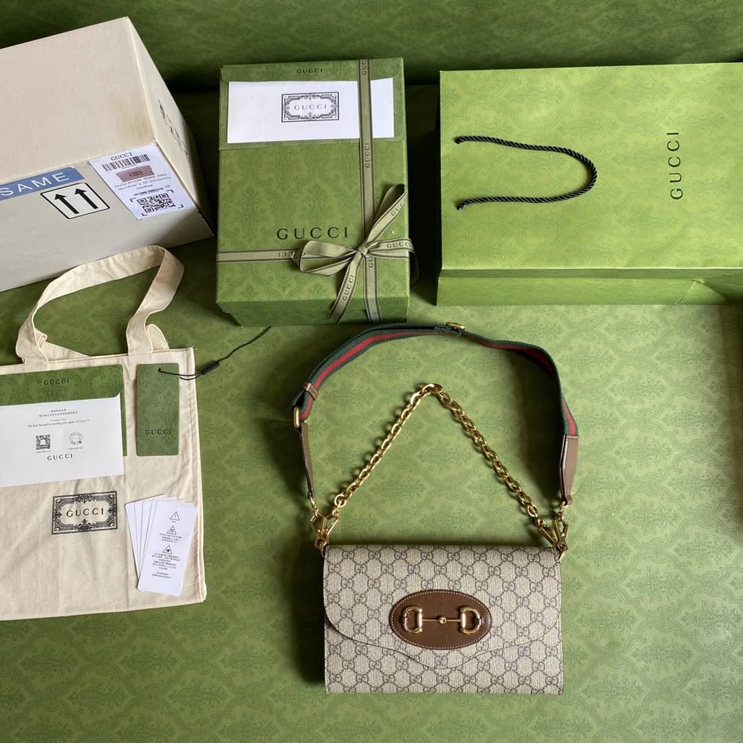 Gvc*1 Horsebit Bag Dupe 1955 Small Bag Replica 677286