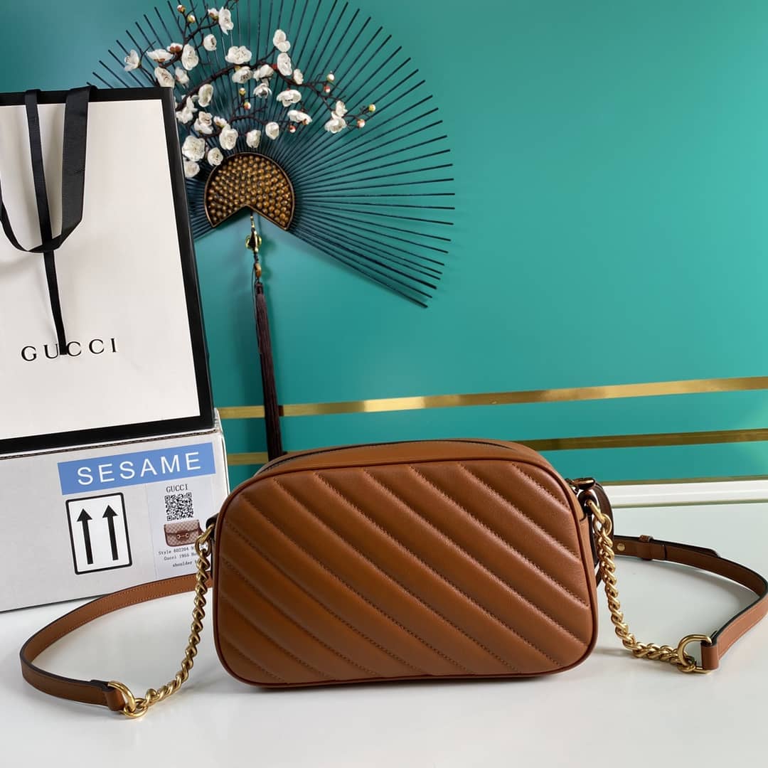 Gvc*1 Marmont Dupe GG Small Matelassé Shoulder Bag Replica 447632