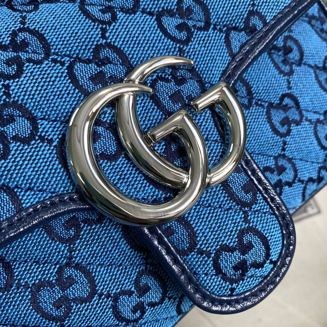 Gvc*1 Marmont GG Matelasse Leather Mini Shoulder Bag Replica 446744