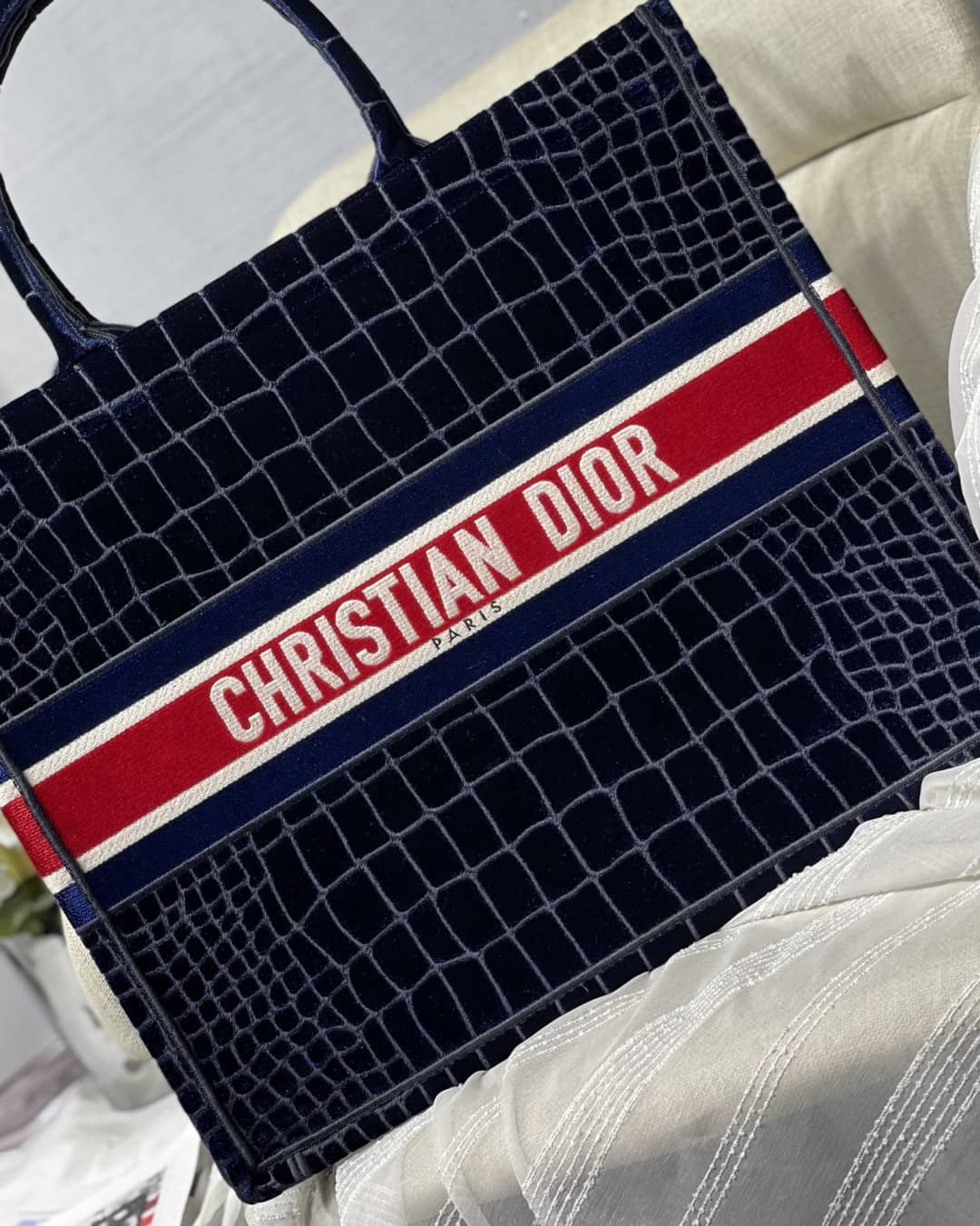 Chr1st1an D10r Tote Bag Dupe CD Book Embroidery