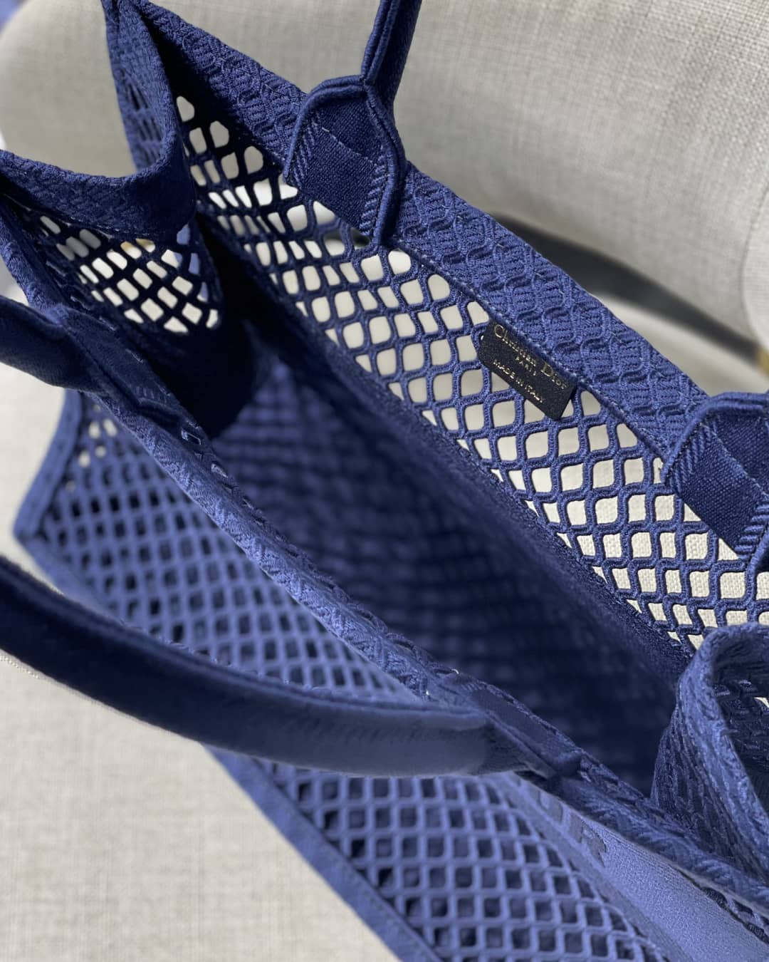 Chr1st1an D10r Mesh Book Tote Bag Dupe
