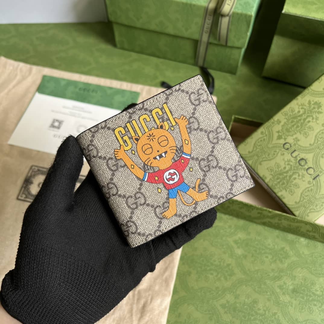 Gvc*1 GG Svp*me Graphic-print Bi-fold 451268 Replica Wallet