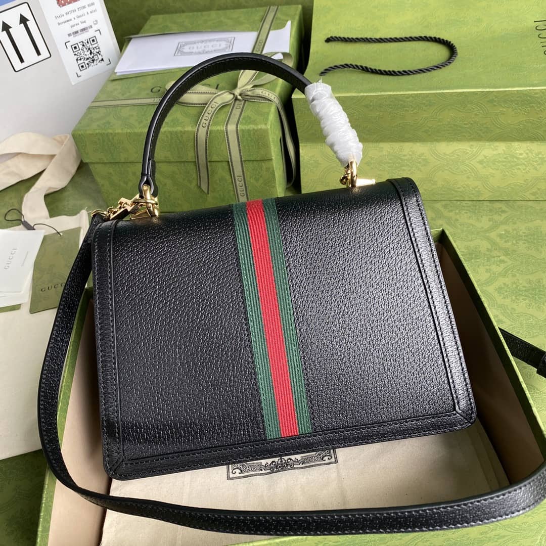 Gvc*1 Ophidia Web Small Top Handle Bag Replica 651055