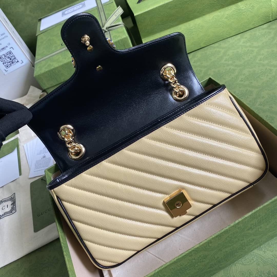 Gvc*1 Marmont GG Small matelassé Shoulder Bag Replica 443497