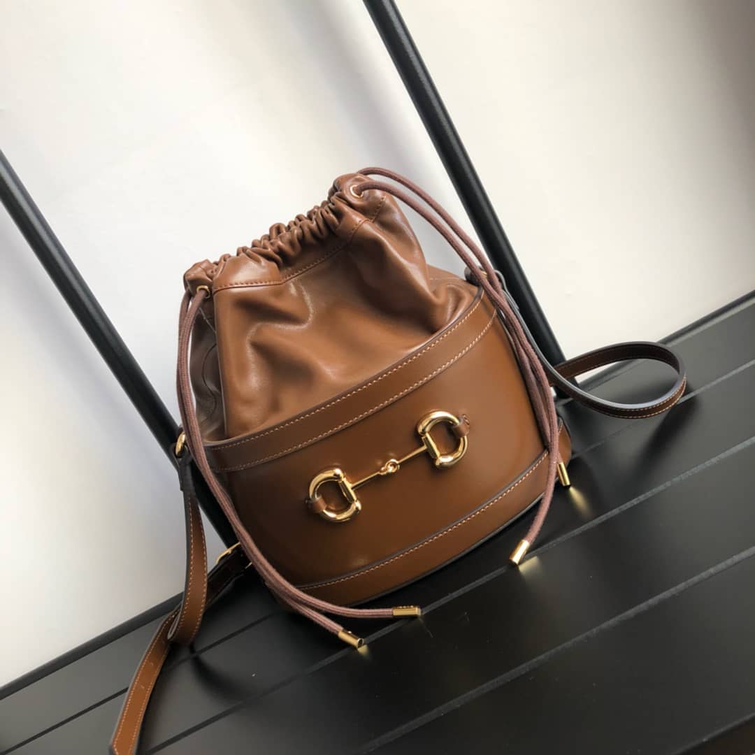 Gvc*1 1955 Horsebit Shoulder Bucket Bag Replica 602118