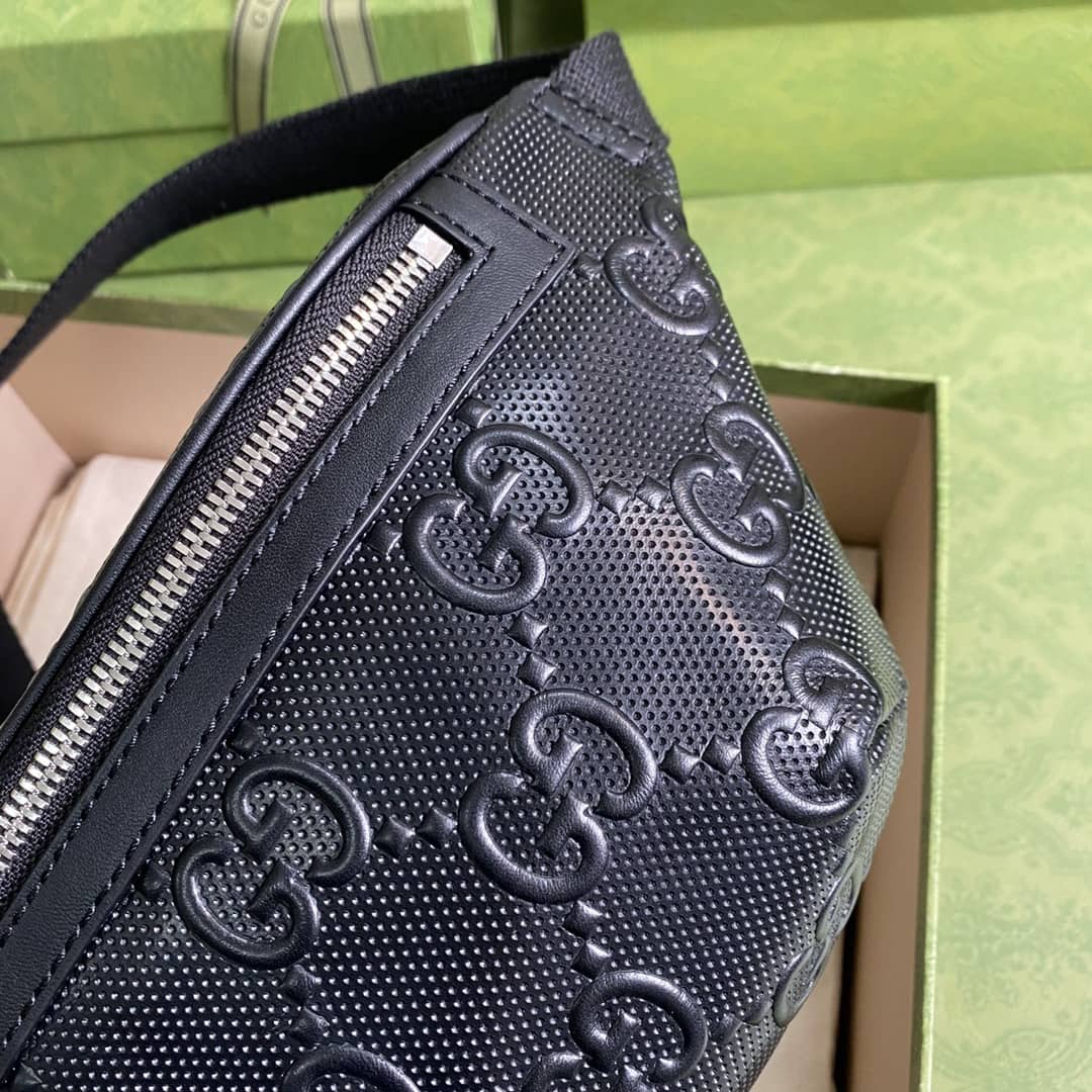 Gvc*1 GG Embossed Belt Bag Replica 658582