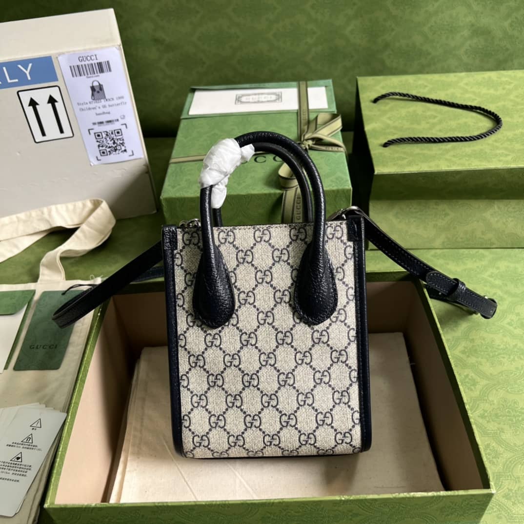 Gvc*1 Mini Tote With Interlocking 671623 Replica Bag