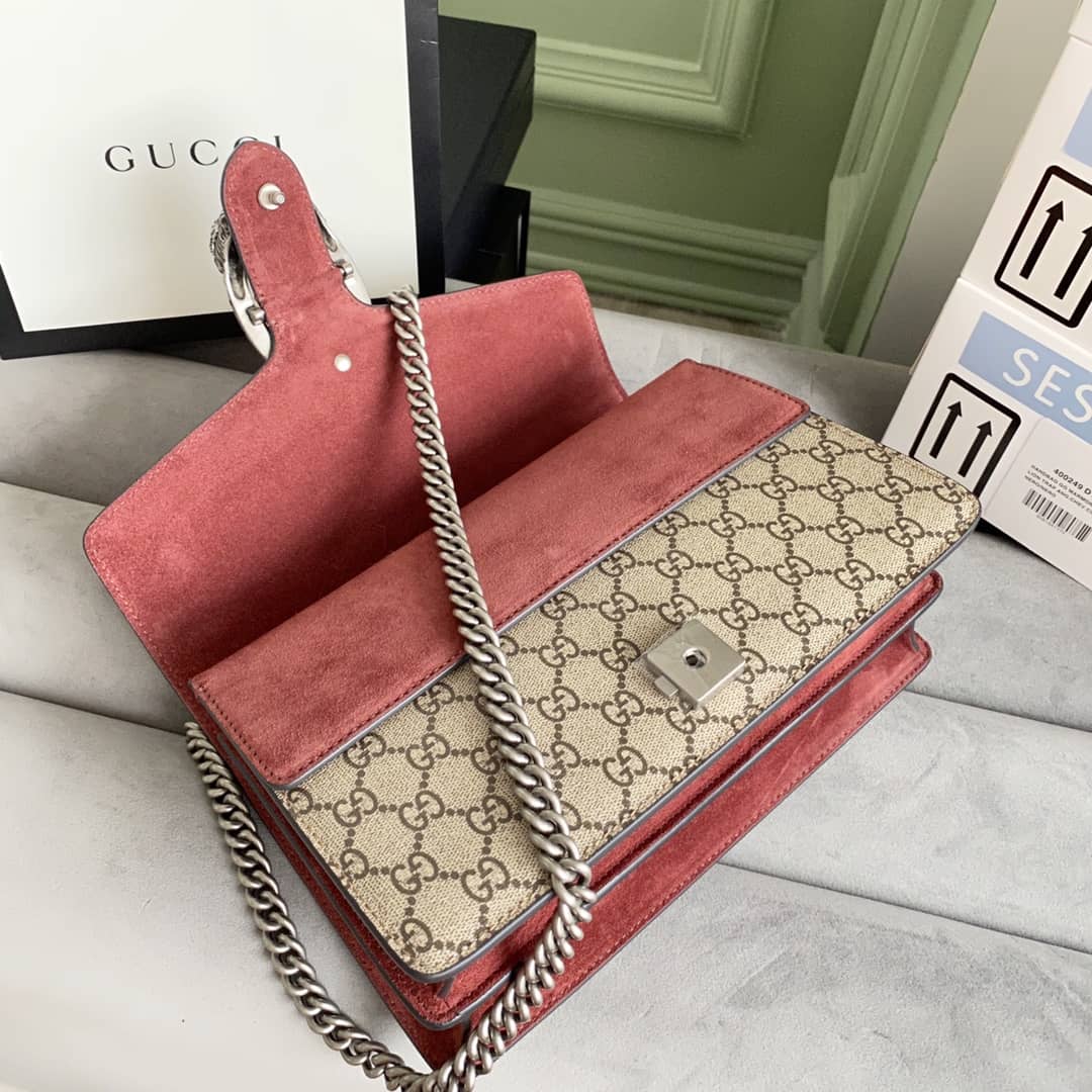 Gvc*1 GG Svp*me Dionysus Chain Replica Shoulder Bag Brown 400249