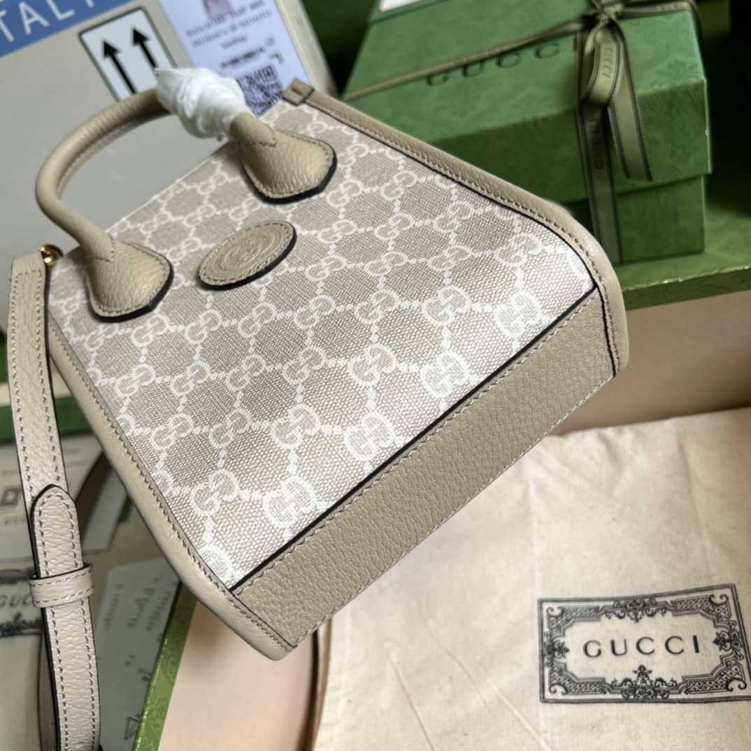 Gvc*1 Mini Tote With Interlocking 671623 Replica Bag