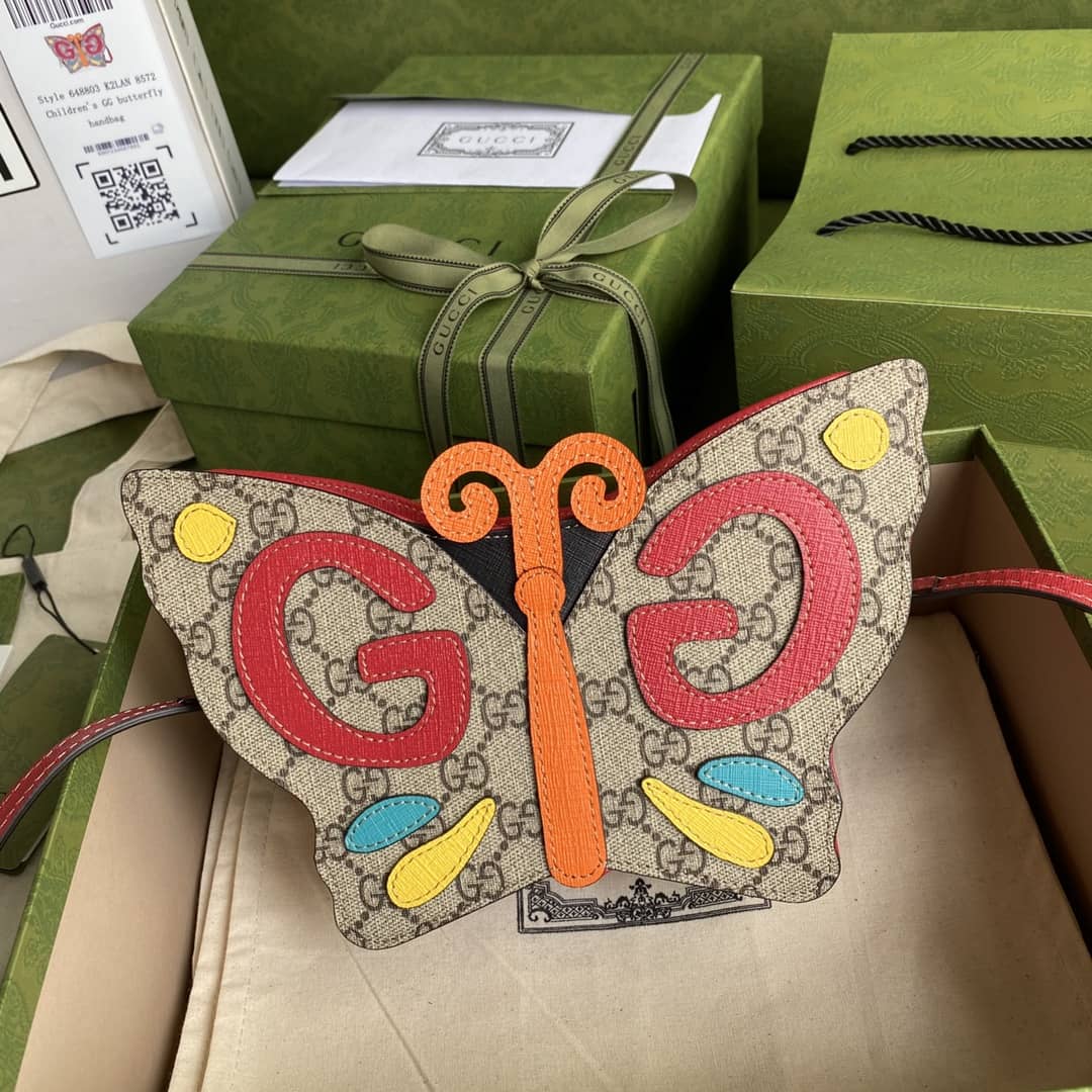 Gvc*1 GG Children Butterfly Bag Replica 648803
