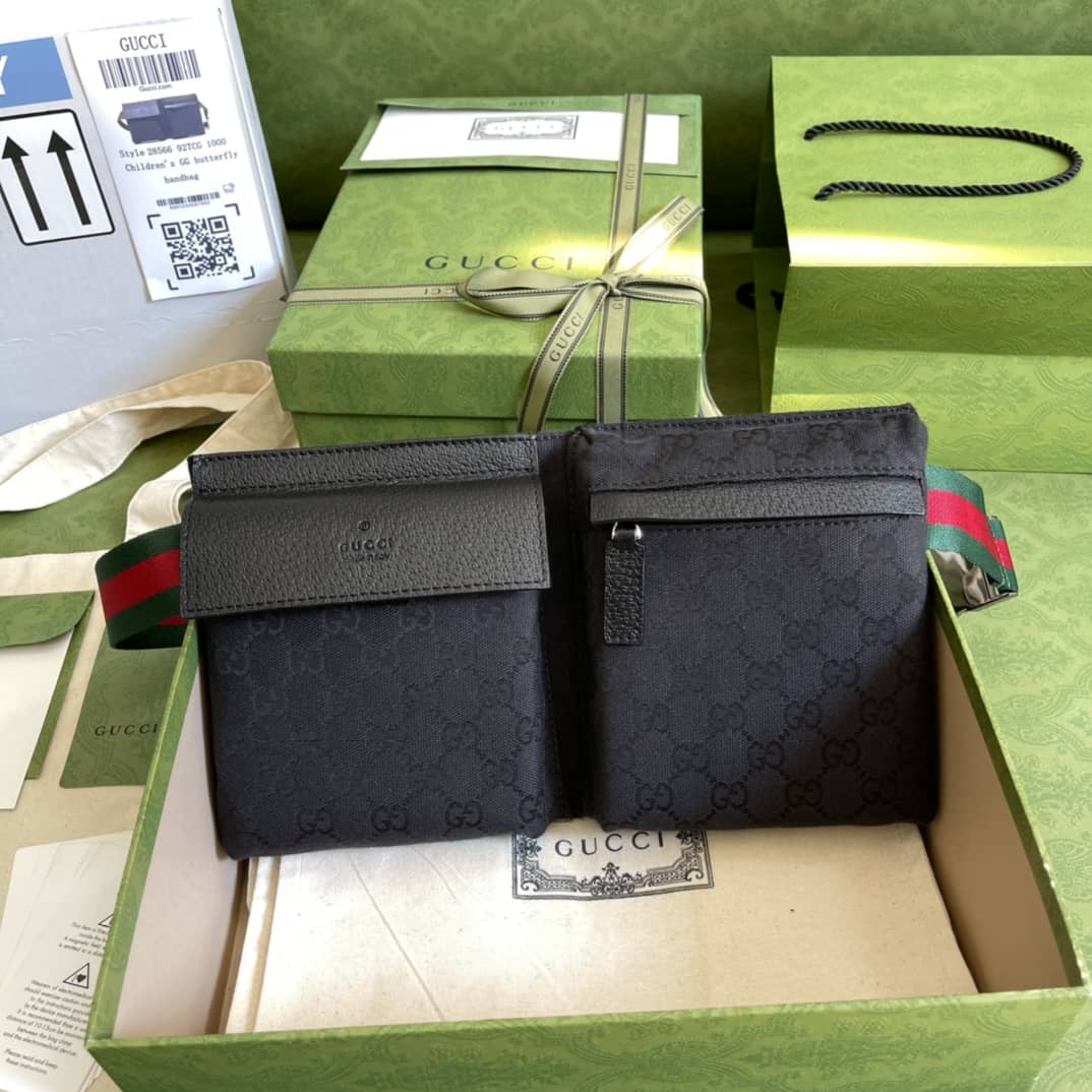 Gvc*1 GG Canvas Waist Crossbody Belt Bag Replica 28566