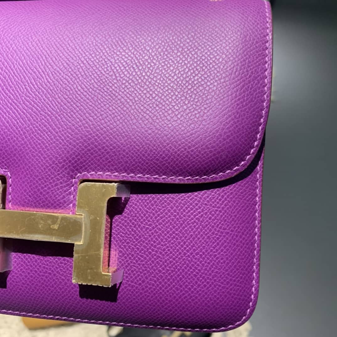 H**me5 Replica Constance Bag 18CM Epsom Leather