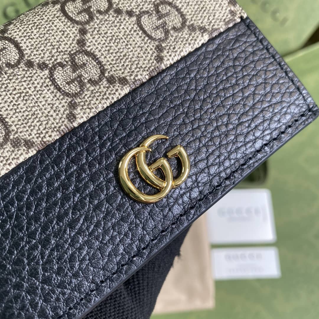 Gvc*1 Marmont GG Card Case Wallet Replica 658610