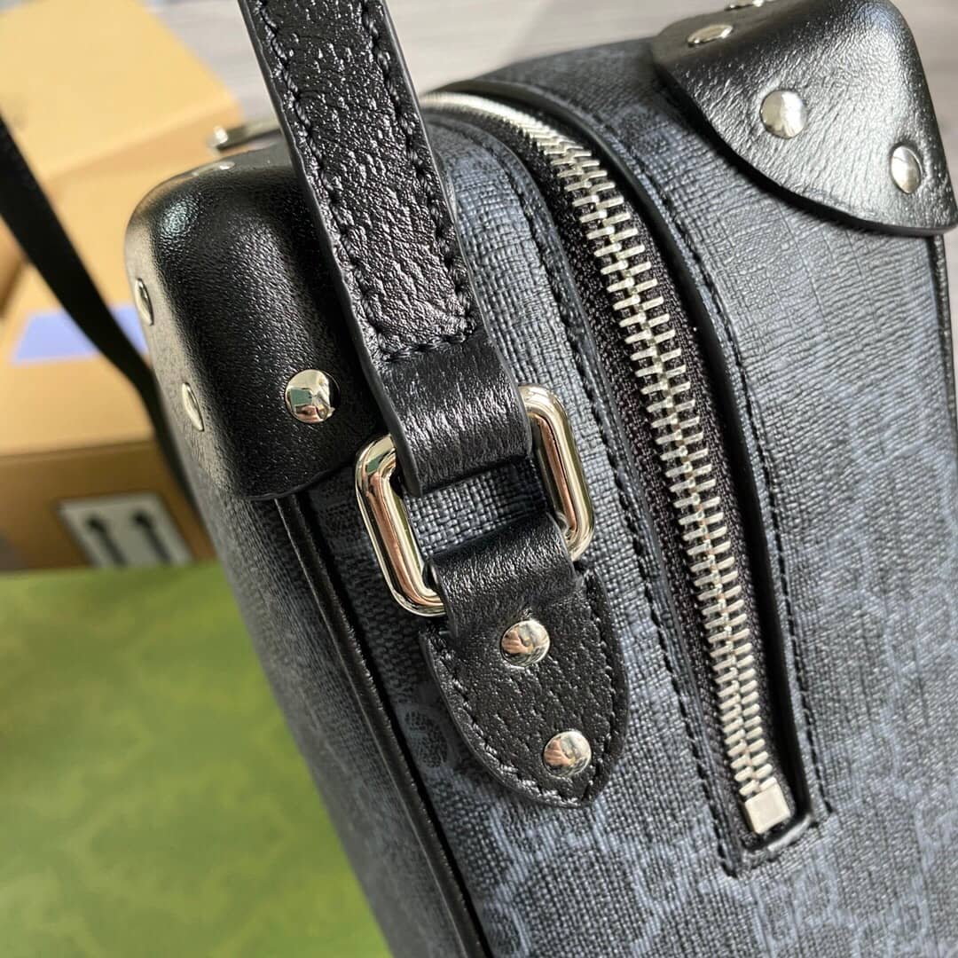 Gvc*1 GG Svp*me Leather Shoulder Bag Replica Blue 626363