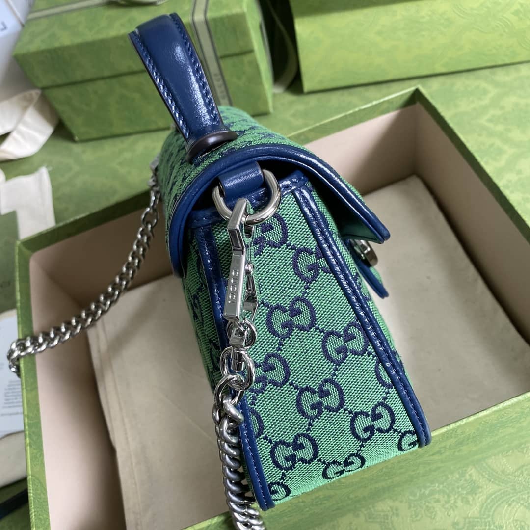 Gvc*1 Marmont GG Mini Top Handle Bag Replica 583571