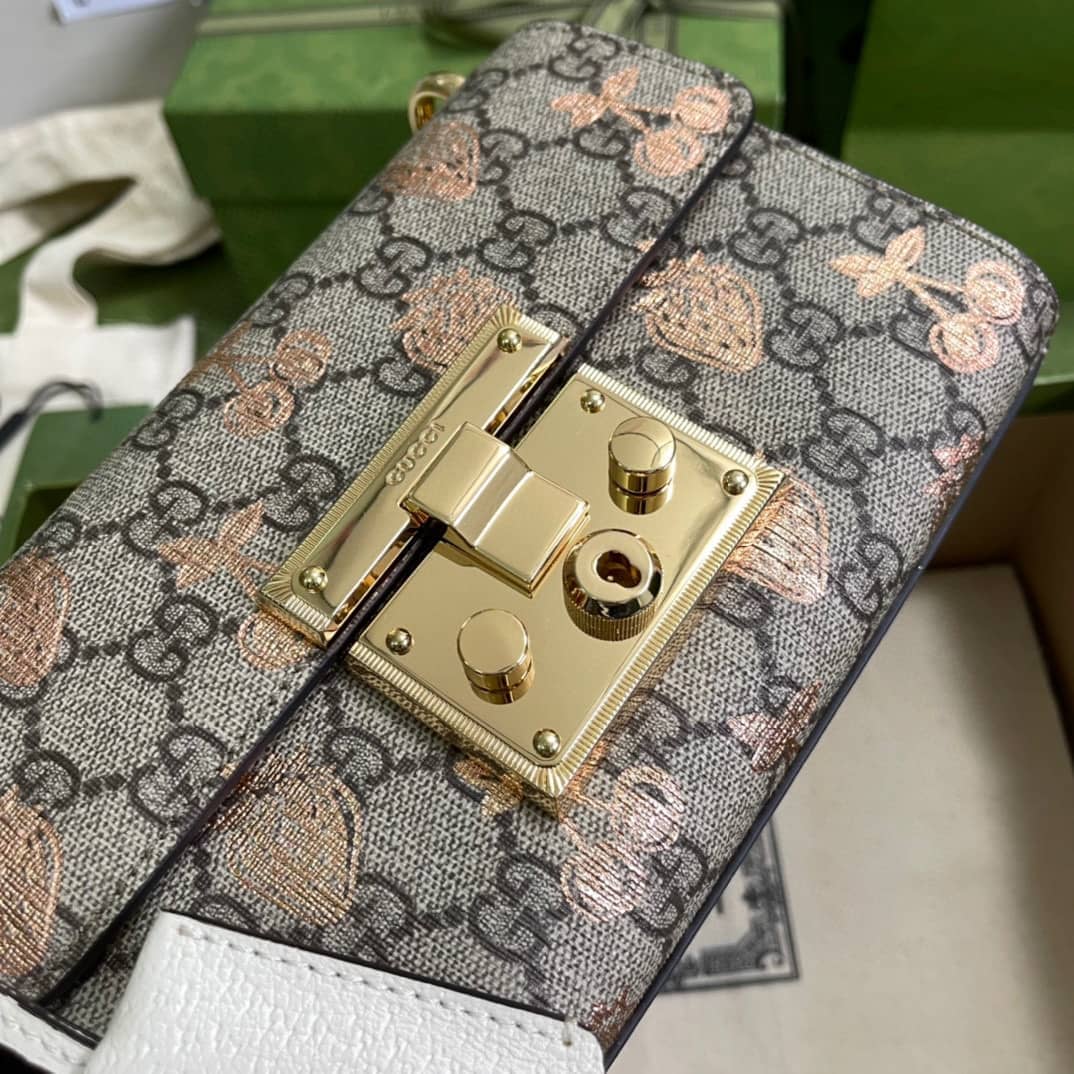 Gvc*1 Crossbody Dupe Padlock Small GG Chain 409487