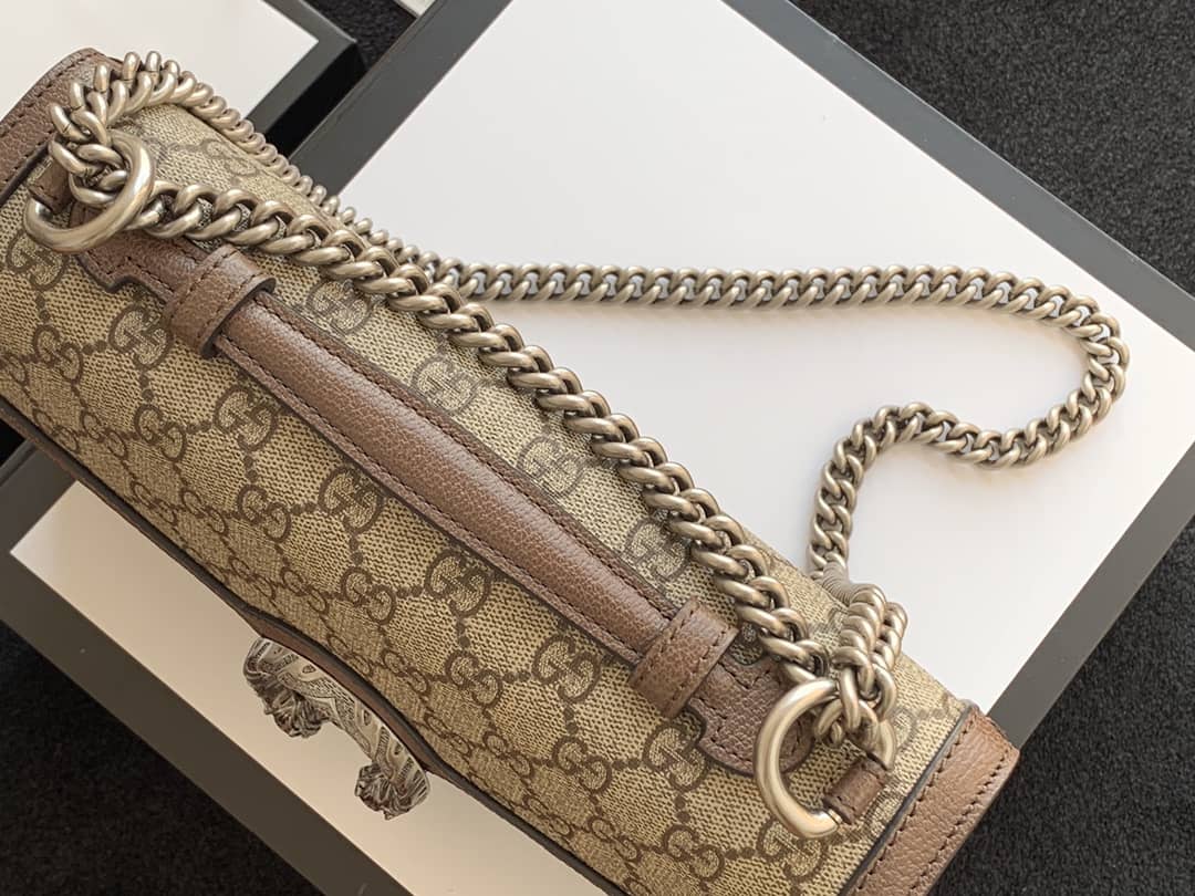 Gvc*1 Dionysus GG Top Handle Bag Replica Brown 621512