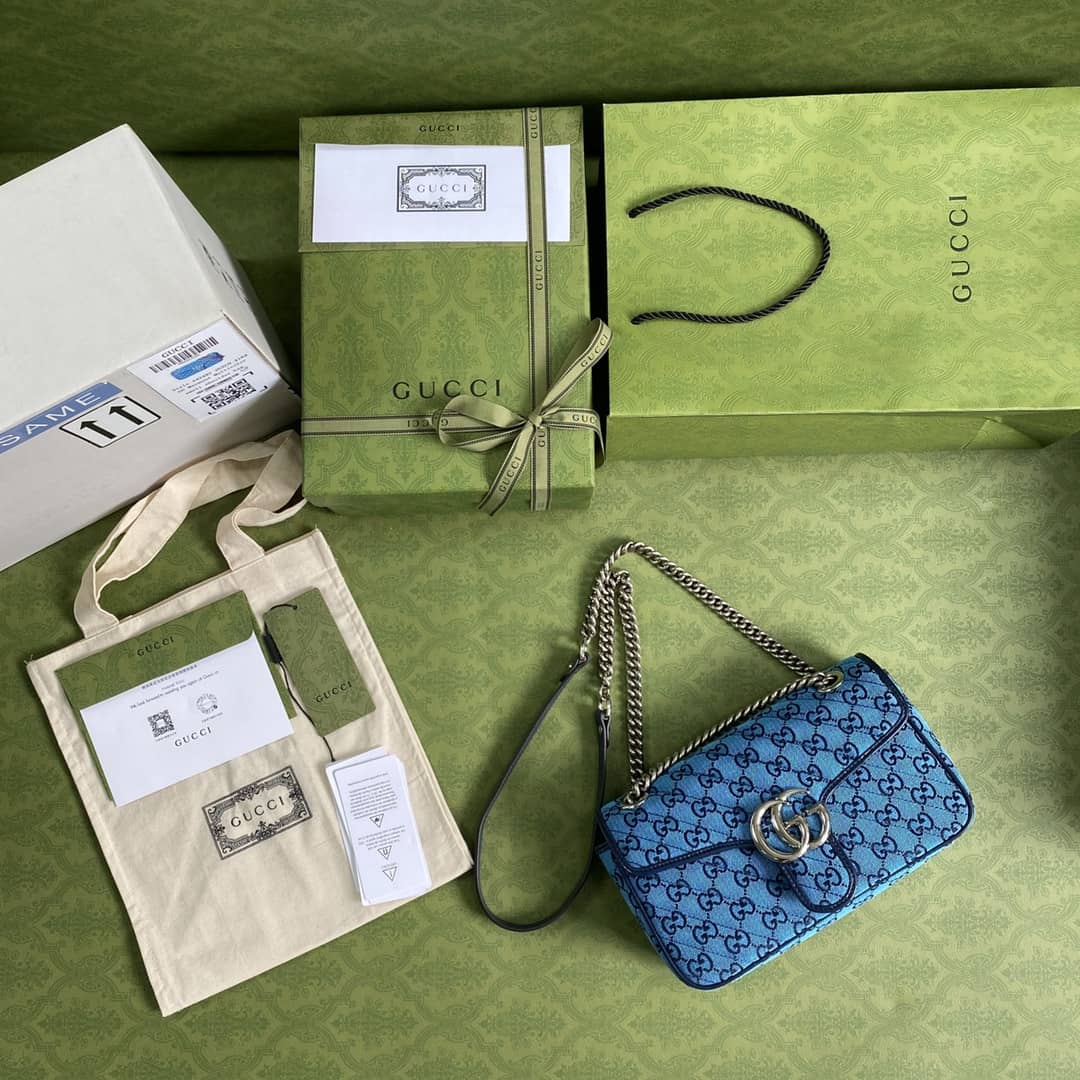 Gvc*1 Marmont GG Small matelassé Shoulder Bag Replica 443497