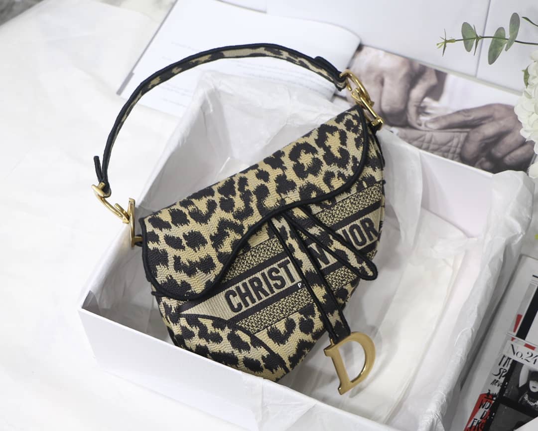 Chr1st1an D10r Saddle 25.5CM Replica Bag