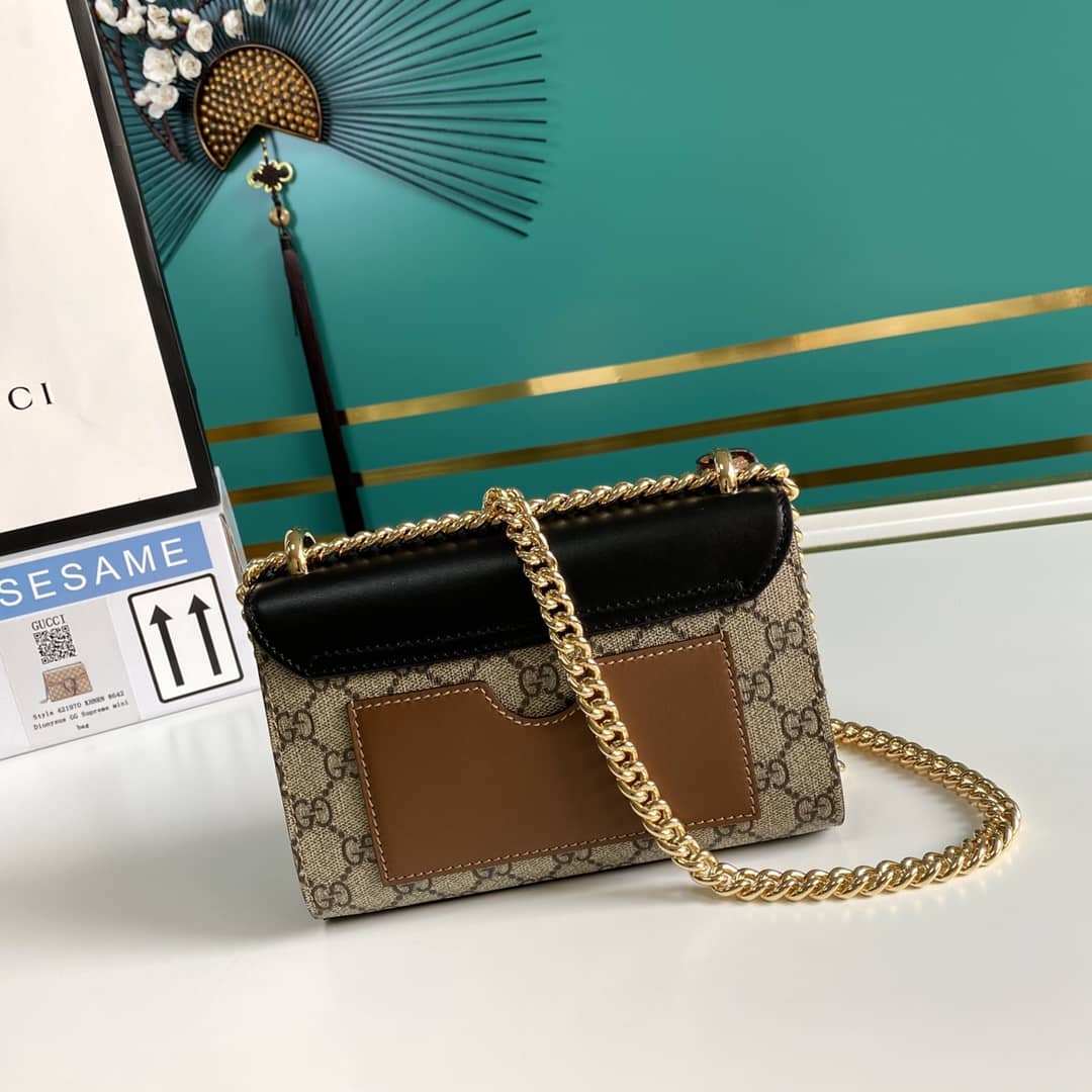 Gvc*1 Padlock GG Small Shoulder Bag Replica 409487