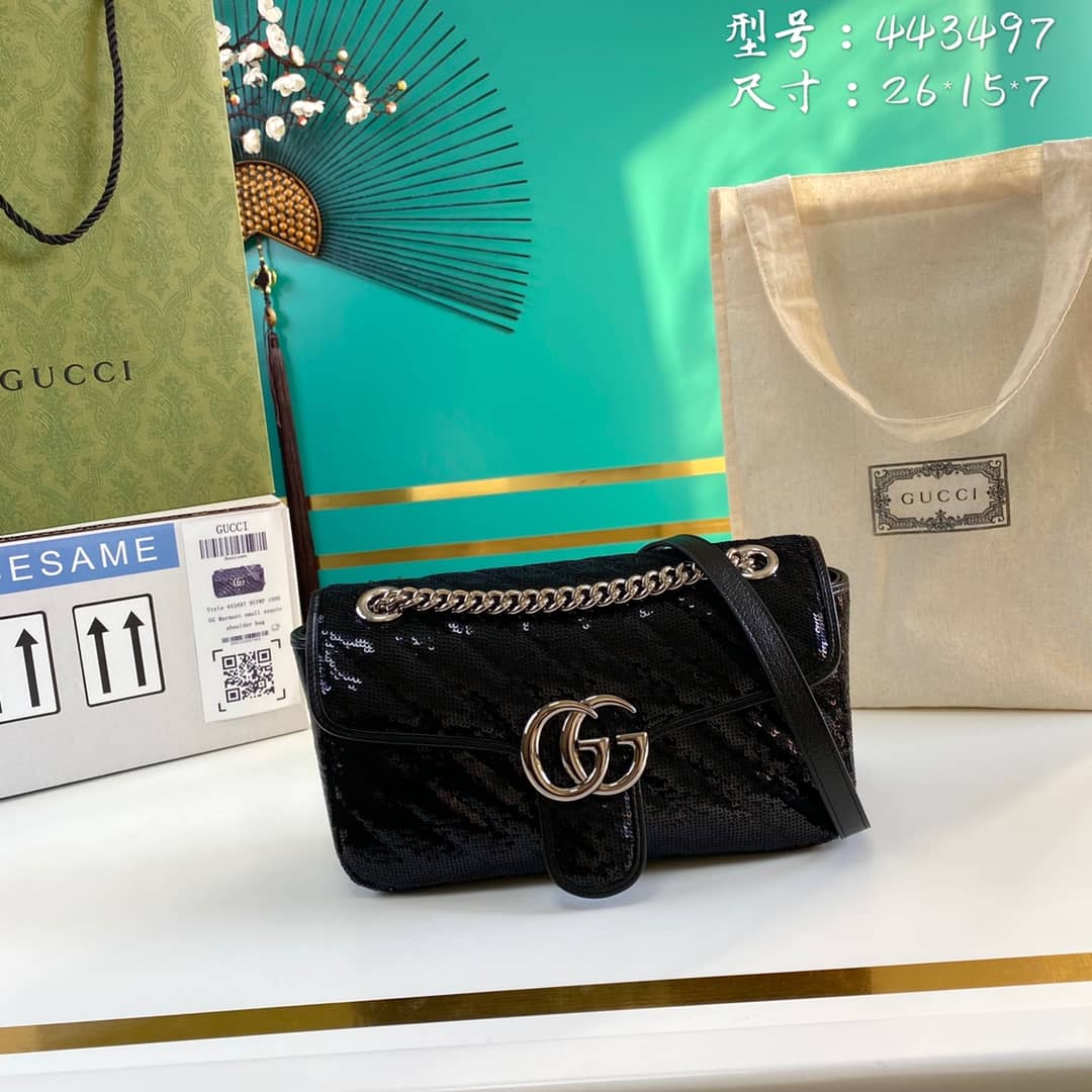 Gvc*1 Marmont GG Small matelassé Shoulder Bag Replica 443497
