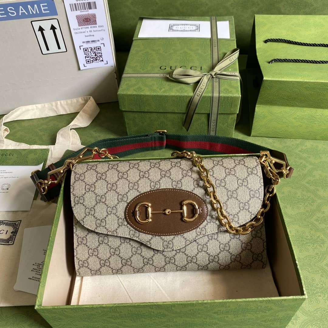 Gvc*1 Horsebit Bag Dupe 1955 Small Bag Replica 677286