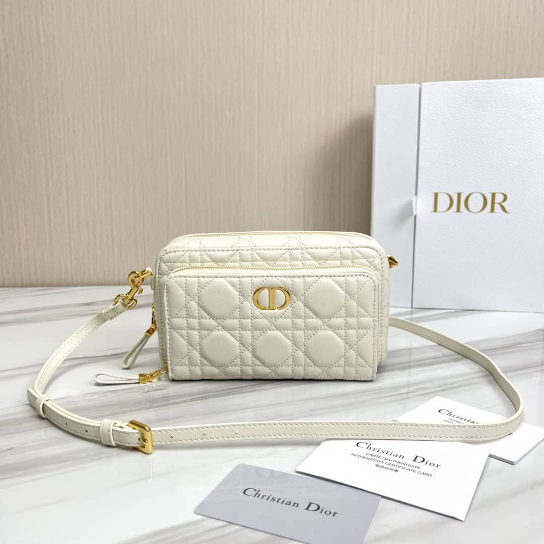 Chr1st1an D10r Caro Double Calfskin Pouch