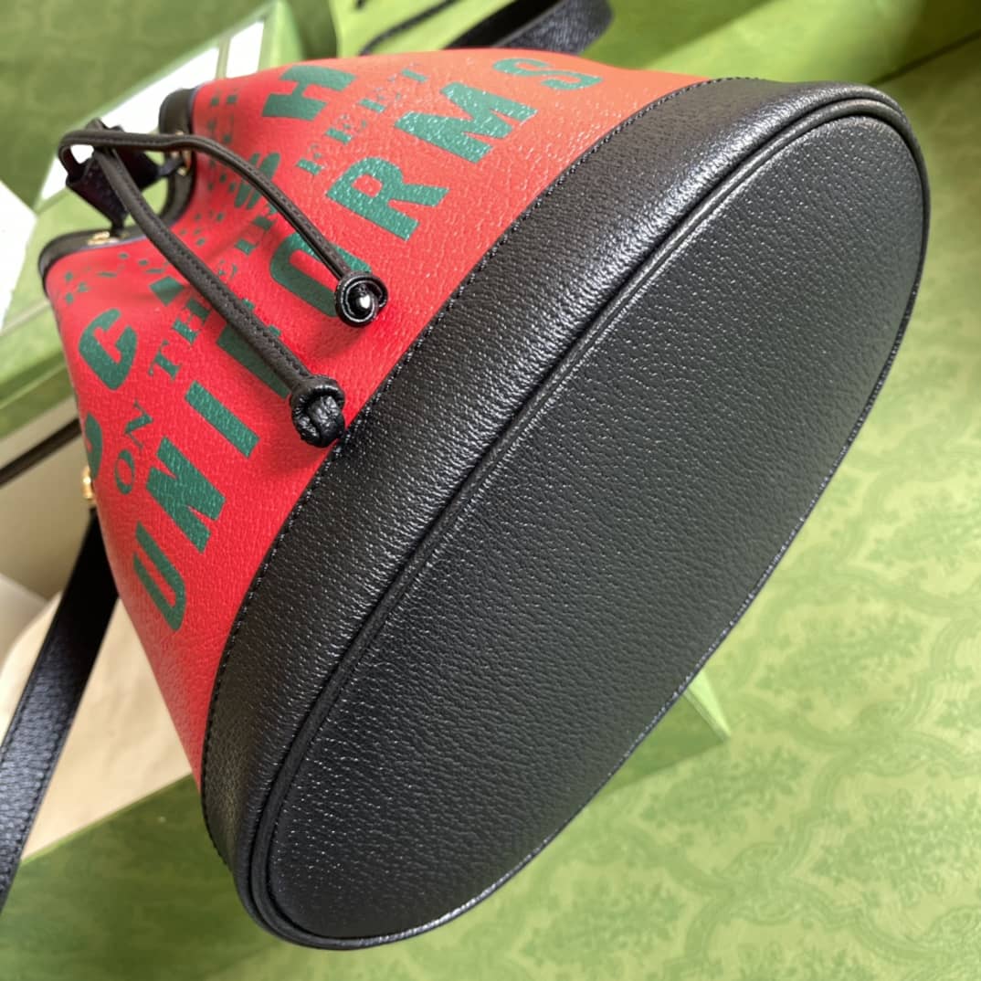 Gvc*1 100 Ophidia Mini Bucket Bag Replica 676682