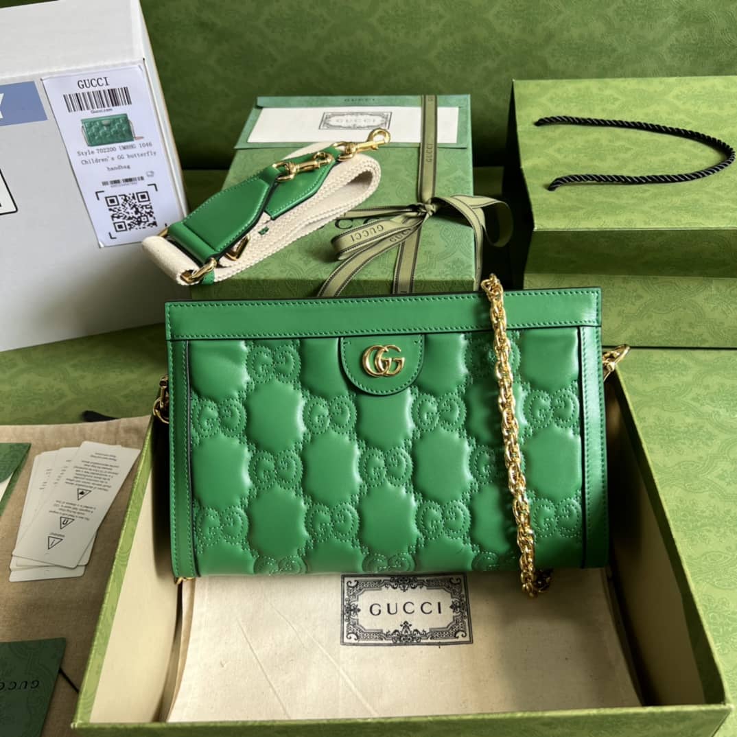 Gvc*1 GG Matelassé Leather 702200 Replica Shoulder Bag