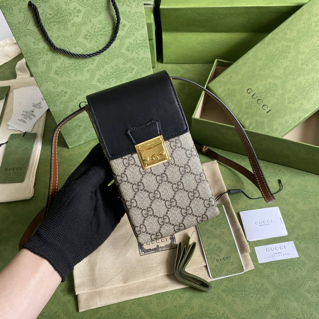 Gvc*1 Padlock Mini Phone Bag Replica 658229