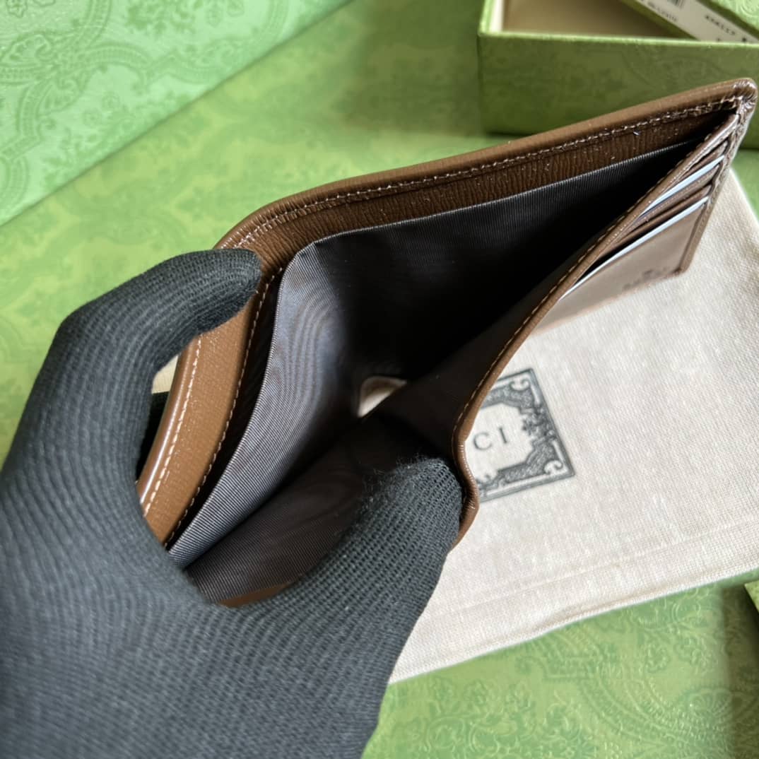 Gvc*1 Interlocking GG Svp*me Wallet Replica 671652
