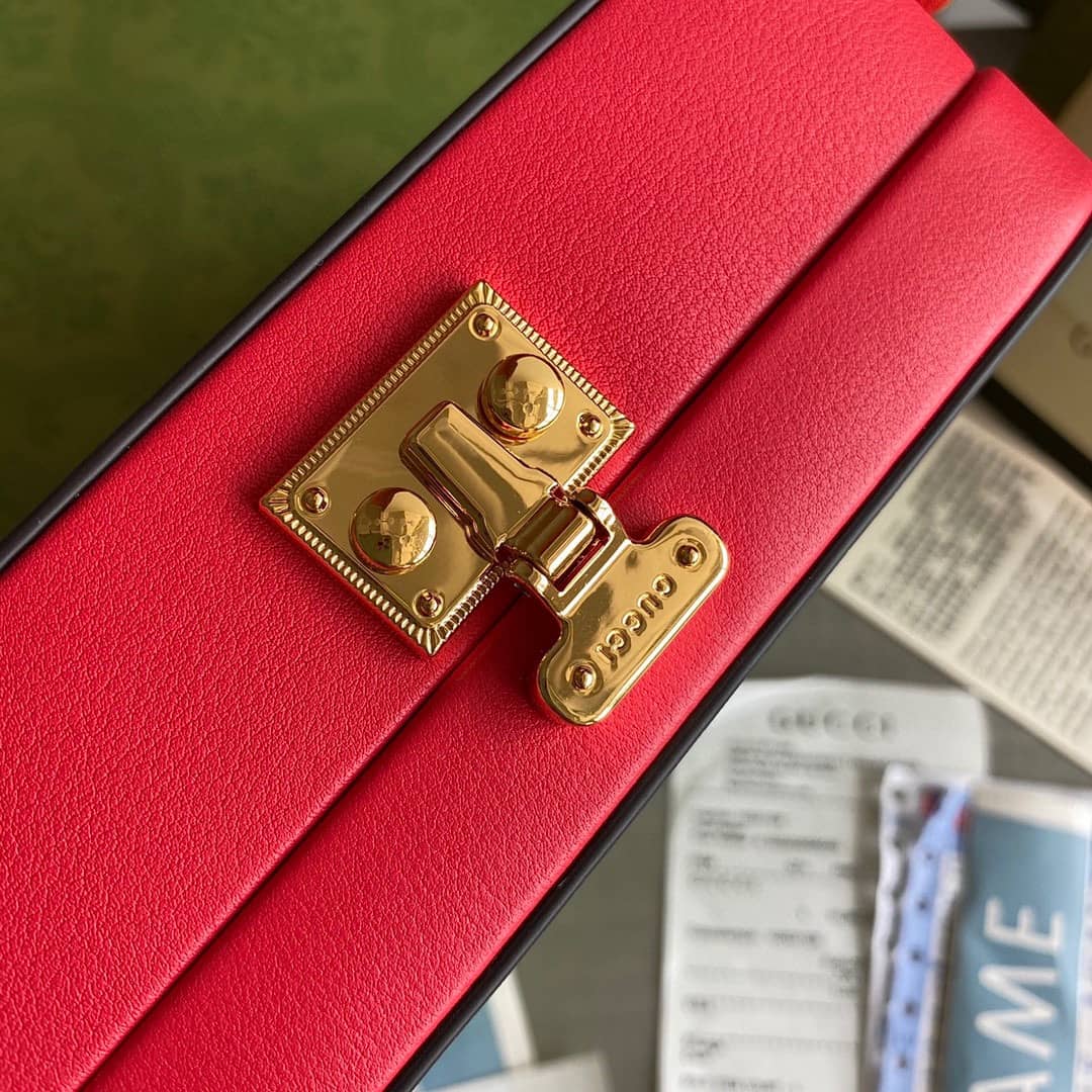 Gvc*1 Interlocking G Mini Bag Replica Red 658230
